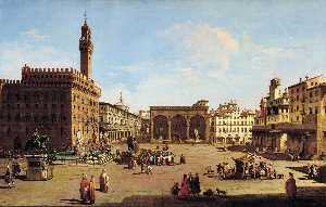 La Piazza della Signoria a Firenze