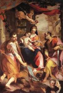 Virgin and Child with Sts Simon and Jude (Madonna di San Simone)