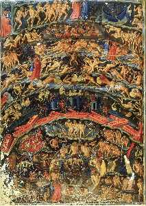 Enfer , de l comédie divine par dante ( Folio 1v )