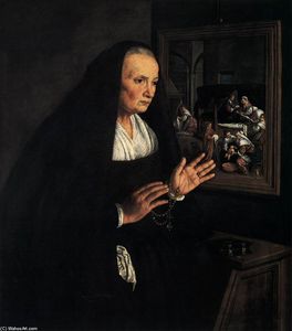 Portrait of a Widow at her Devotions