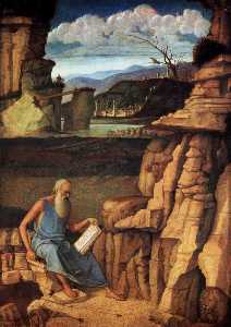 St Jerome Reading in the Countryside