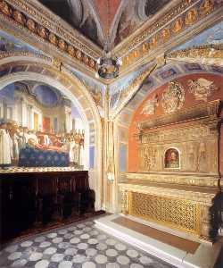 Interior of the Chapel St Fina