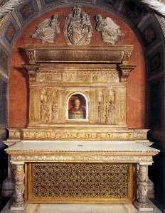 Grab altar von st Fina
