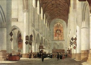 Innenansicht der St.-Bavo-Kirche in Haarlem