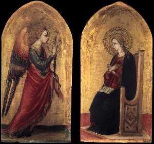 The Angel and the Virgin of Annunciation