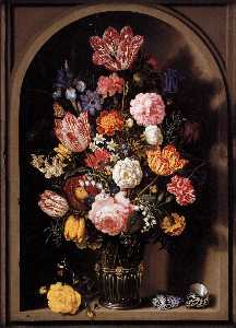 bouquet de fleurs a vase