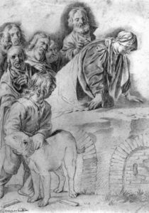 Joseph empfangen sein Vater und Brüder in Ägypten