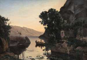 Landscape near Riva on Lake Garda