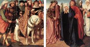 Pilate's 争议  与 高 牧师  神圣的 妇女 圣约翰 在 各各