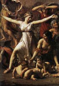The Intervention of the Sabine Women (detail)