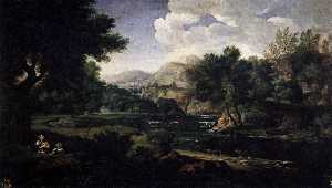 Landscape with Magdalen Worshipping the Cross