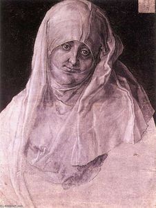 Агнесса Дюрер  в виде  святой  Энн