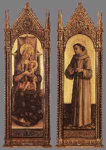 madonna col bambino san francesco di Assisi