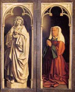 The Ghent Altarpiece: St John the Evangelist and the Donor's Wife