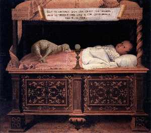 Portrait of a Newborn in a Cradle