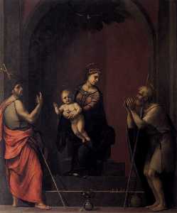 Virgin and Child with Sts John the Baptist and Job