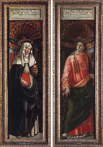 St Catherine of Siena and St Lawrence