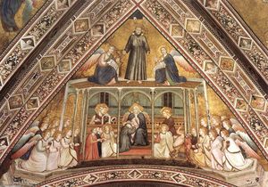 Franziskaner- Allegorien  allegorie  von  Folgsamkeit