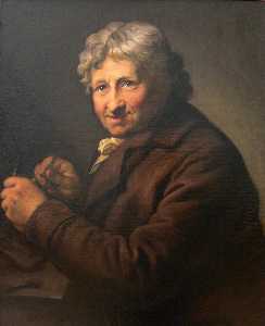 retrato de el pintor DANIEL NIKOLAUS CHODOWIECKI