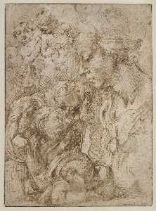 Study for an Annunciation (recto)