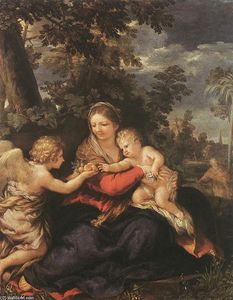 Holy Family Resting on the Flight to Egypt