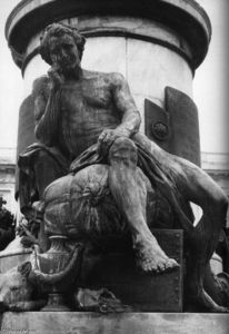 Monumento a Luis XV (detalle)