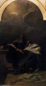 The Death of St Scholastica