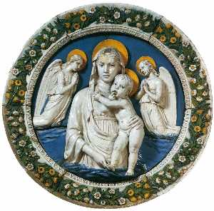 Madonna and Child between Two Angels