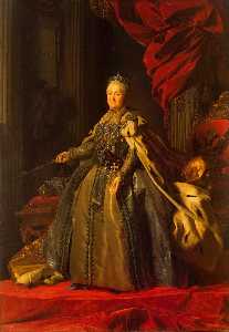 Porträt von Katharina II