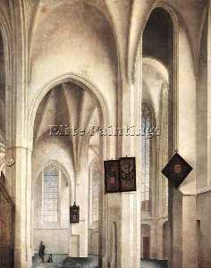 Interior of the St Jacob Church in Utrecht