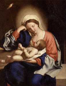Madonna con lestensione Cristo Bambino