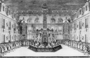 Cour de Mármol en Versailles