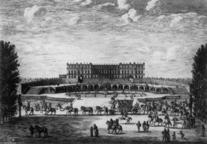 Jardín frontal en Versailles
