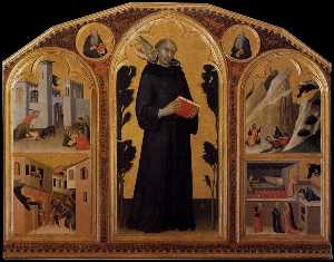 祝福アゴスティーノノヴェッロの祭壇画
