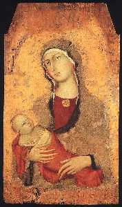 madonna y niño ( de lucignano d'Arbia )