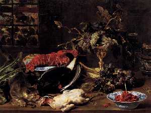 Still-Life with Crab, Poultry, and Fruit