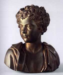 Busto de Marco Aurelio como  Un  niño