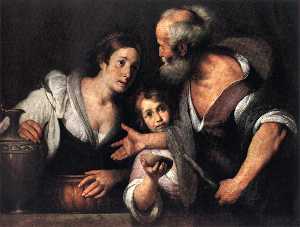 prophet elias und der Witwe von sarepta