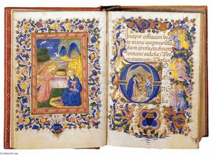 Libro of Ore per l Luso of Rome ( Fogli 14v-15r )
