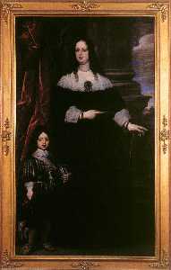 Portrait of Vittoria della Rovere and Cosimo III as a Child