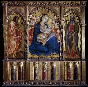 圣母子 与圣  约翰  的  浸礼者 和圣 安德鲁