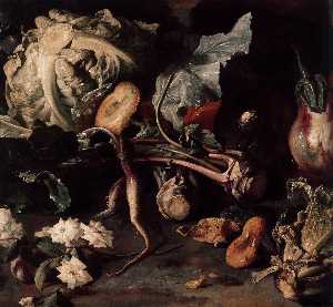 Flowers, Fruit, and Poultry (detail)