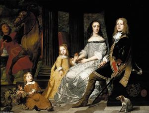 Портрет Philips ван де Верве и его жены