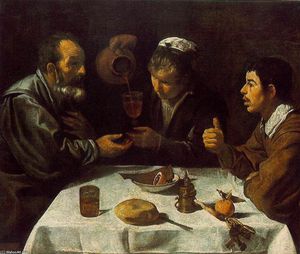Peasants at the Table (El Almuerzo)