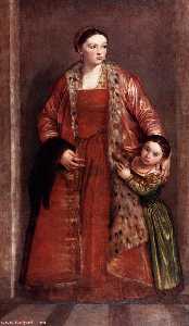 利维亚 达 波尔图 蒂内 和她 女儿 Porzia