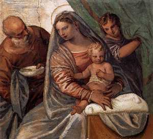 la sacra famiglia ( Madonna della pappa )