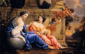 The Muses of Urania and Calliope