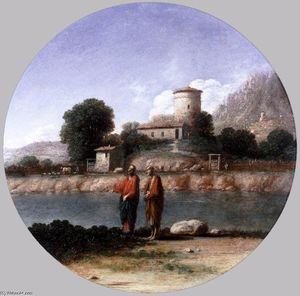 Landscape with Christ and St Peter