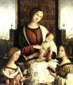 Madonna and Child with Sts Mary Magdalene and Catherine of Alexandria