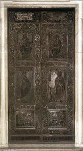 青銅 ドア
